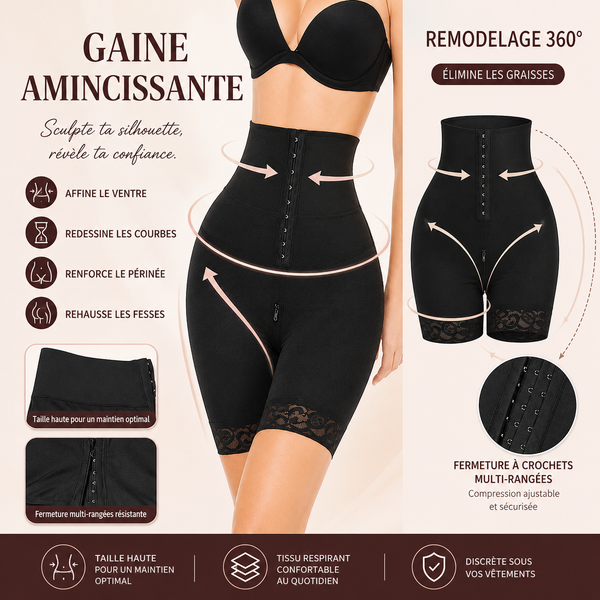 Gaine Colombienne Sculptante – Effet Ventre Plat & BBL Instantané